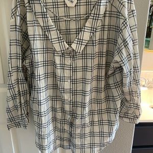 Oversized flannel